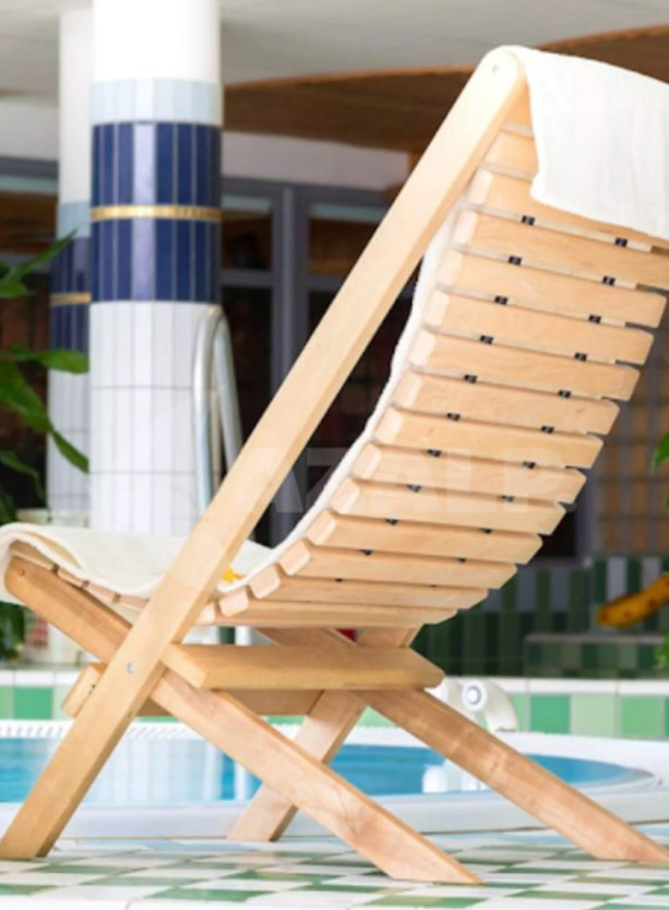Folding sales sauna bench